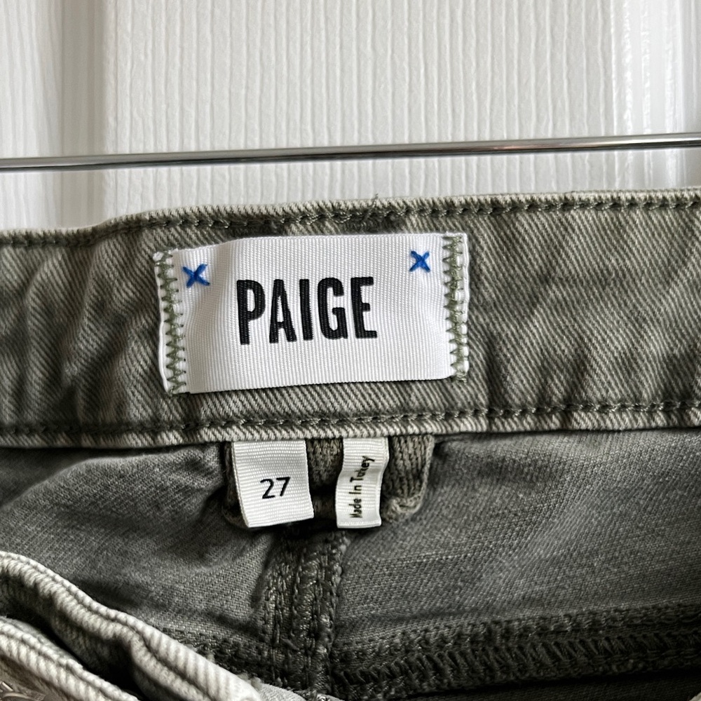 Paige Alexis Cargo Pants in Olive Green - Picture 2 of 6